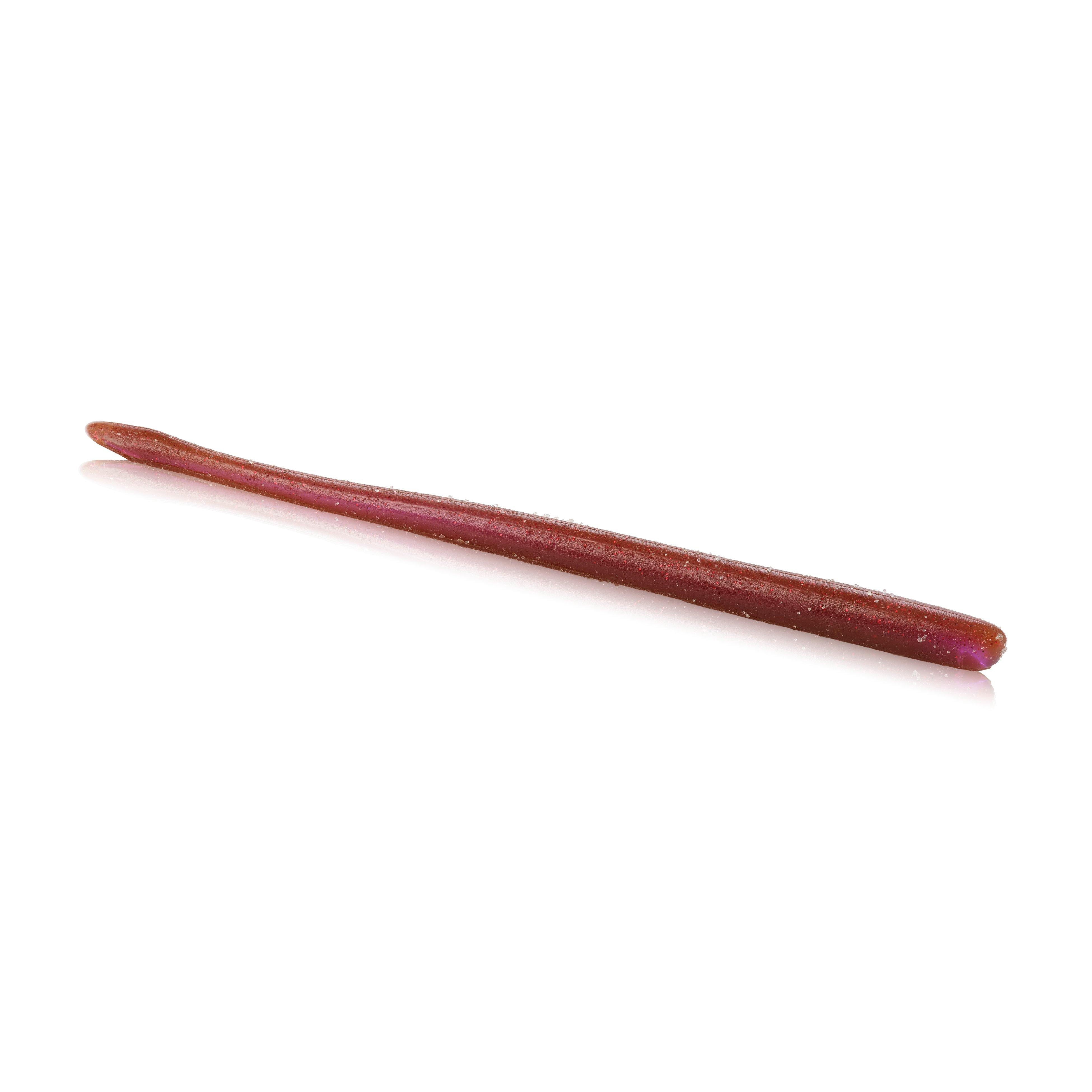 Berkley Lab Series™ Finesse Worm, 6 in, Oxblood Red Flake