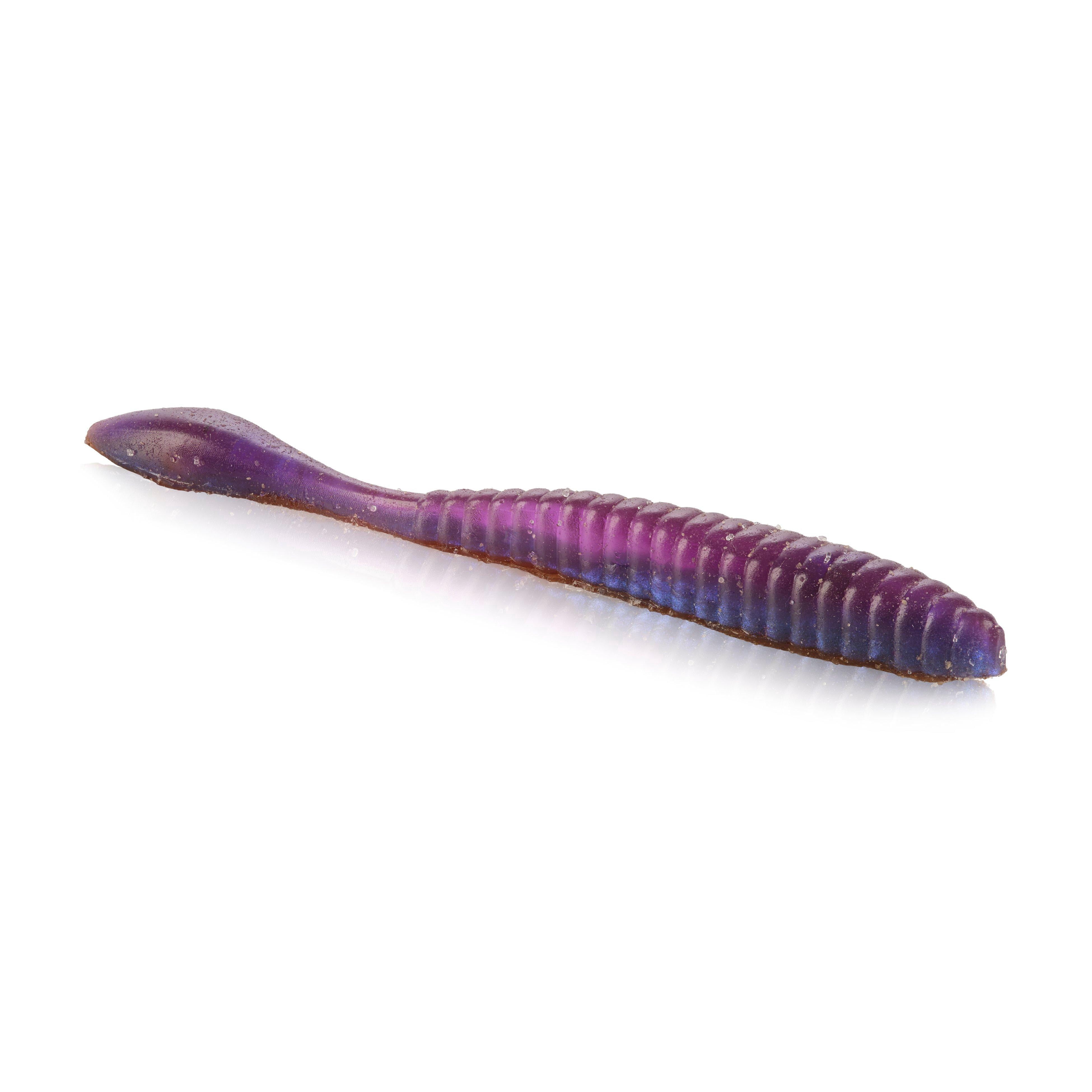 Berkley Lab Series™ Flat Worm, 3.6 in, Ember Jelly Fusion (10 Count)