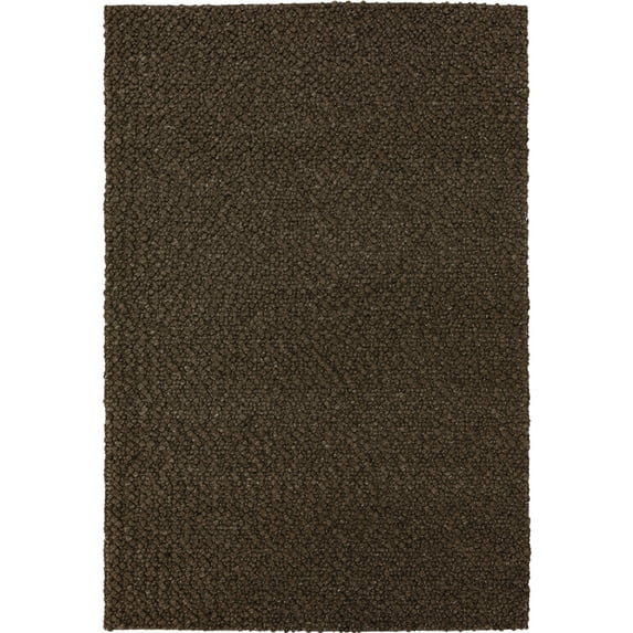 Berkley Lisbon Shag Area Rug GR1 Gr1 Chocolate Chocolate Flat Plush 2' x 3' Rectangle
