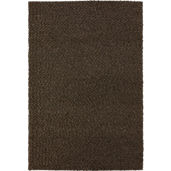 Berkley Lisbon Shag Area Rug GR1 Gr1 Chocolate Chocolate Flat Plush 2' x 3' Rectangle