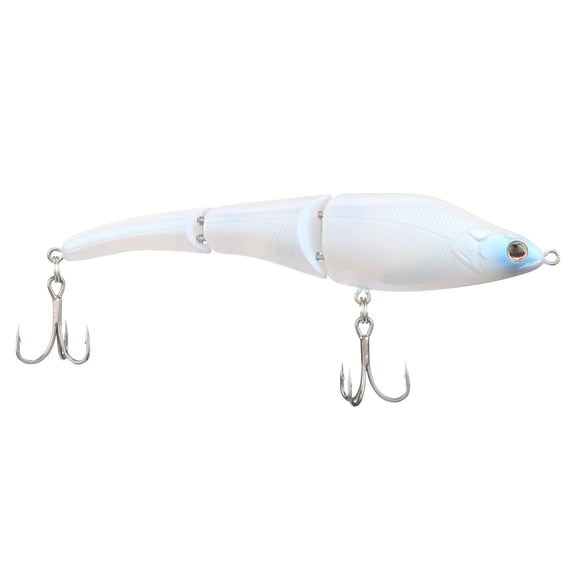 Berkley Magic Swimmer® Freshwater, 4.4 in, Swimbaits, Ghost White (1 Count)