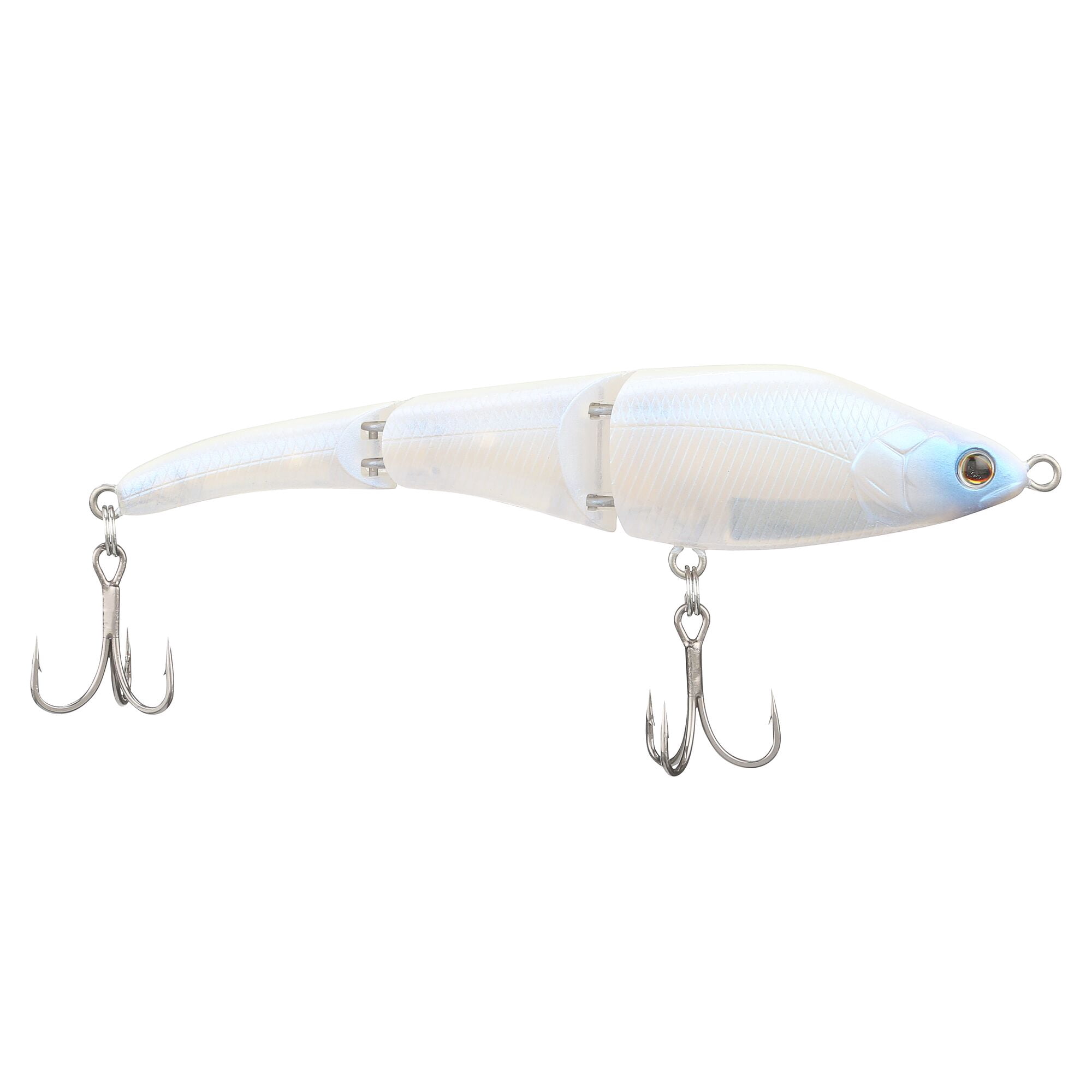Berkley Magic Swimmer® Freshwater, 3.75 in, Swimbaits, Ghost White (1 Count)