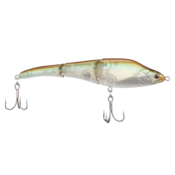 Berkley Magic Swimmer Freshwater, 4.4 in, Swimbaits, Perfect Ghost (1 Count)