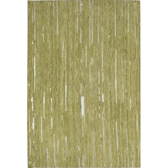Berkley Magistrate Area Rug VB1 Vb1 Lime Lime Lines Banded 8' x 10' Rectangle
