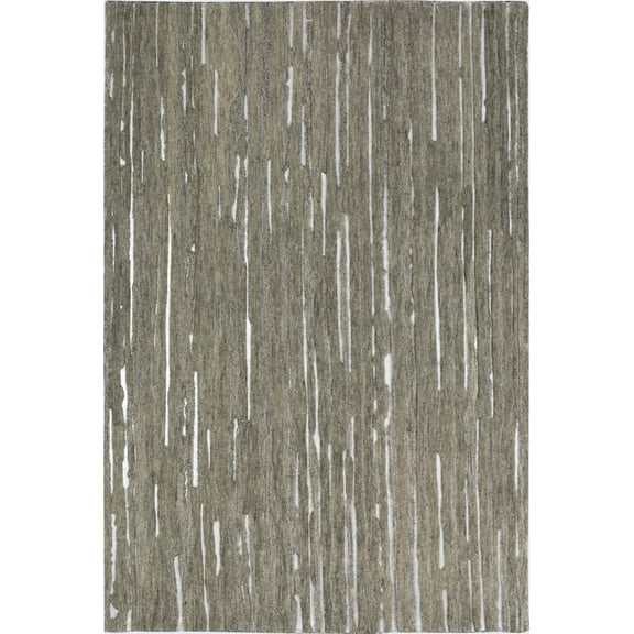 Berkley Magistrate Area Rug VB1 Vb1 Pewter Pewter Lines Banded 5' x 7' 6" Rectangle