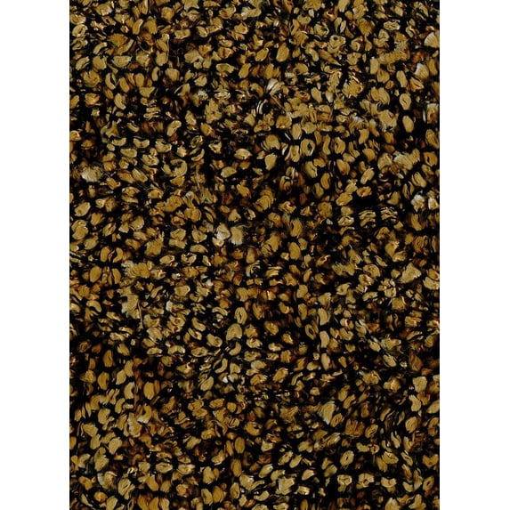 Berkley Moving Shag Area Rug BZ100 Gold Solid Shag 8' x 10' Rectangle