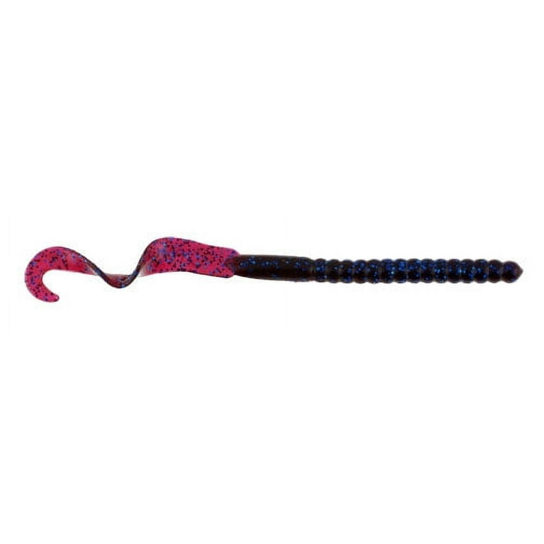 Berkley PowerBait® Power Worm Fishing Bait, Blue Fleck, 7in