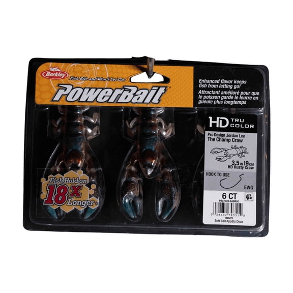 Berkley Power Bait The Champ Craw Soft Fishing Bait