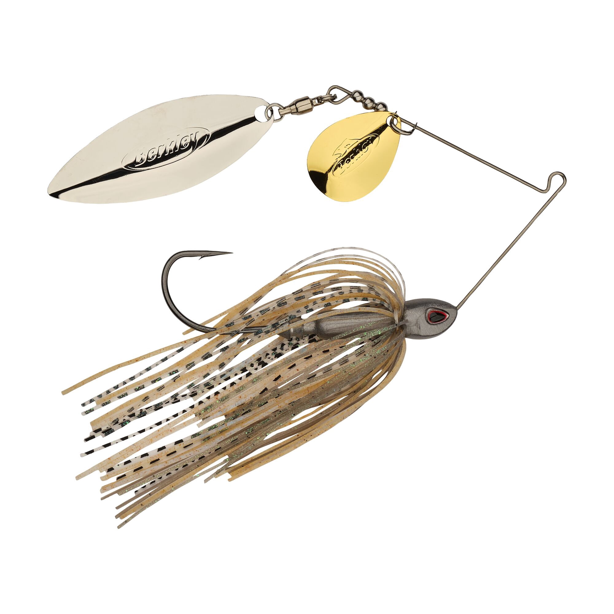 Berkley Power® Blade Compact, Spinnerbaits, Silver Bullet/Gold + Silver (1-count)