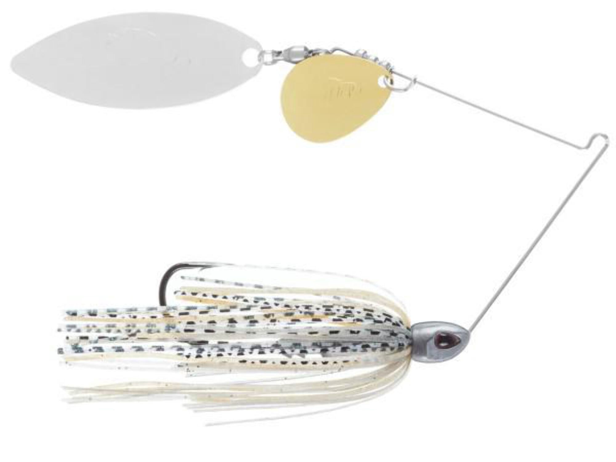 Strike King Tour Grade Compact Spinnerbait 1/2 Oz – Willow/Willow Blade Fishing Lure For Bass & Freshwater