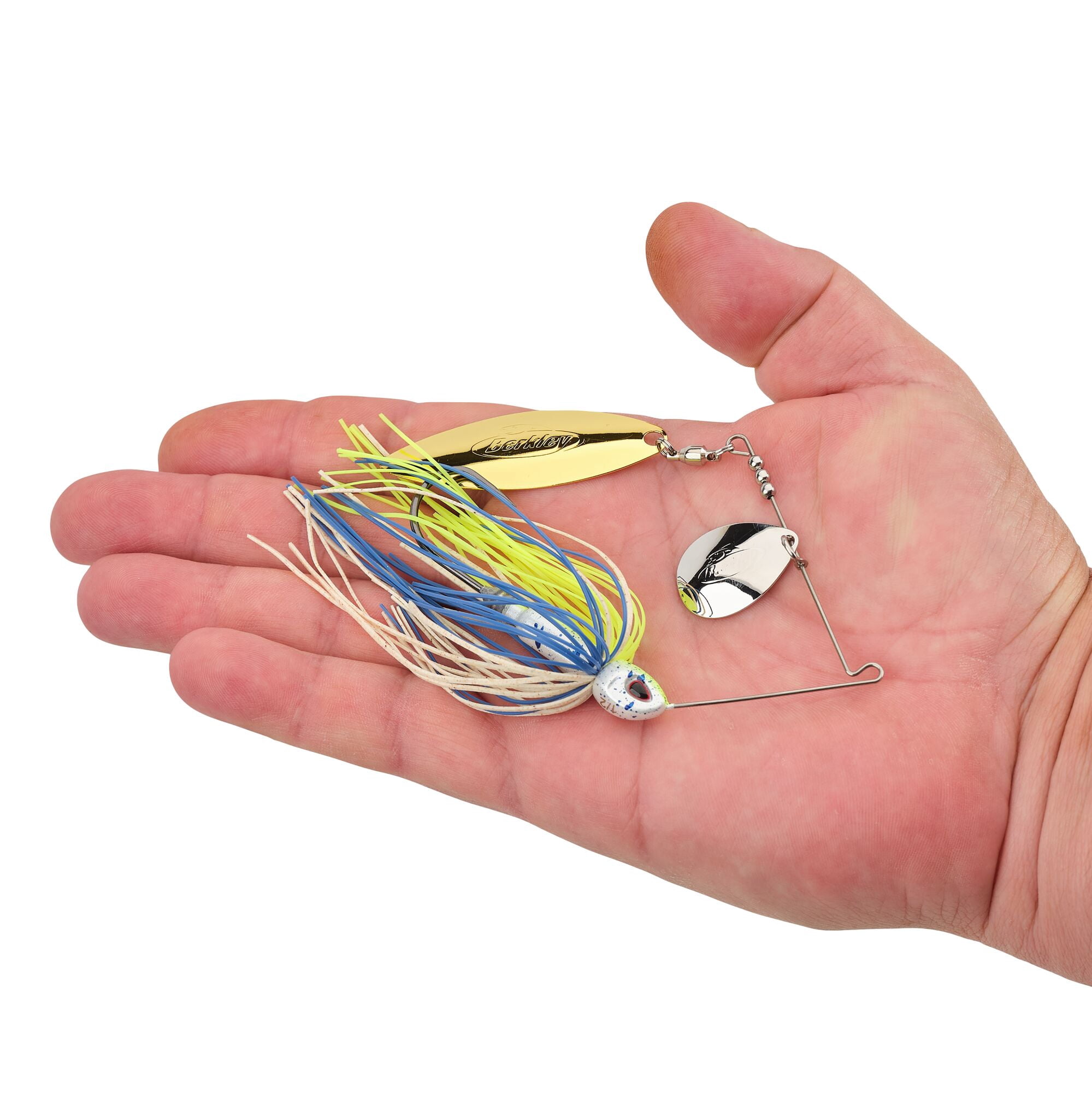 Berkley Power® Blade Compact, Spinnerbaits, Old School/Silver + Gold (1-count)