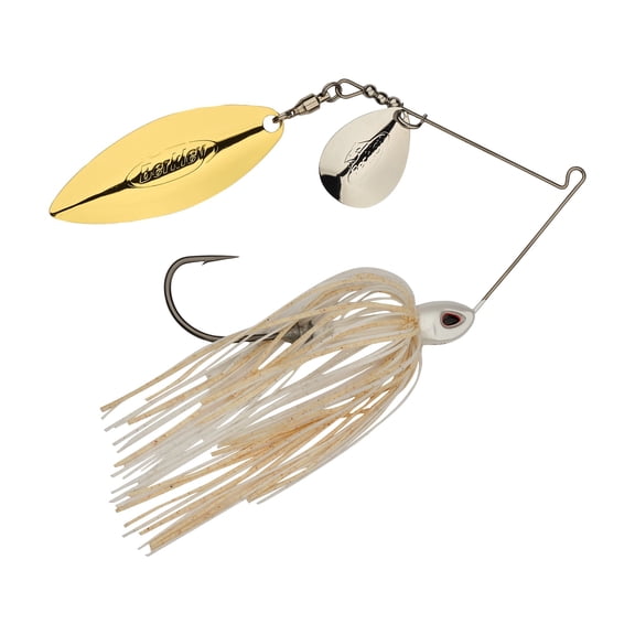 Berkley Power® Blade Compact, Spinnerbaits, White/Silver + Gold (1-count)