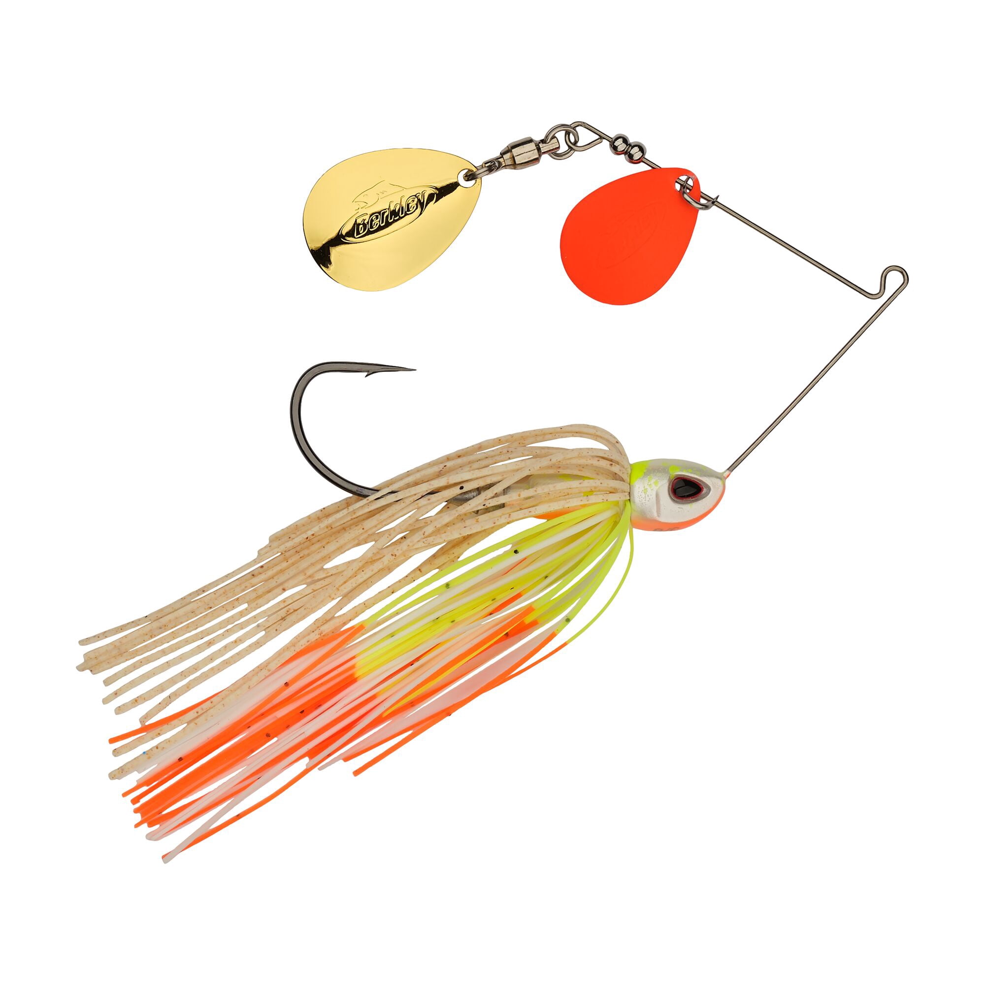 Berkley Power® Blade Compact, Spinnerbaits, Coleslaw/Orange + Gold (1-count)