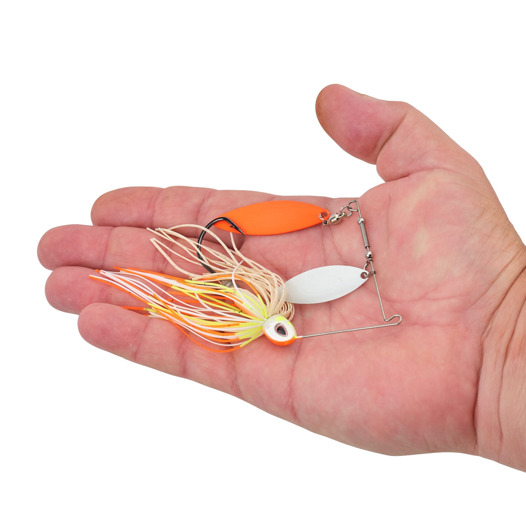 Berkley Power® Blade Compact, Spinnerbaits, Coleslaw/White + Orange (1-count)