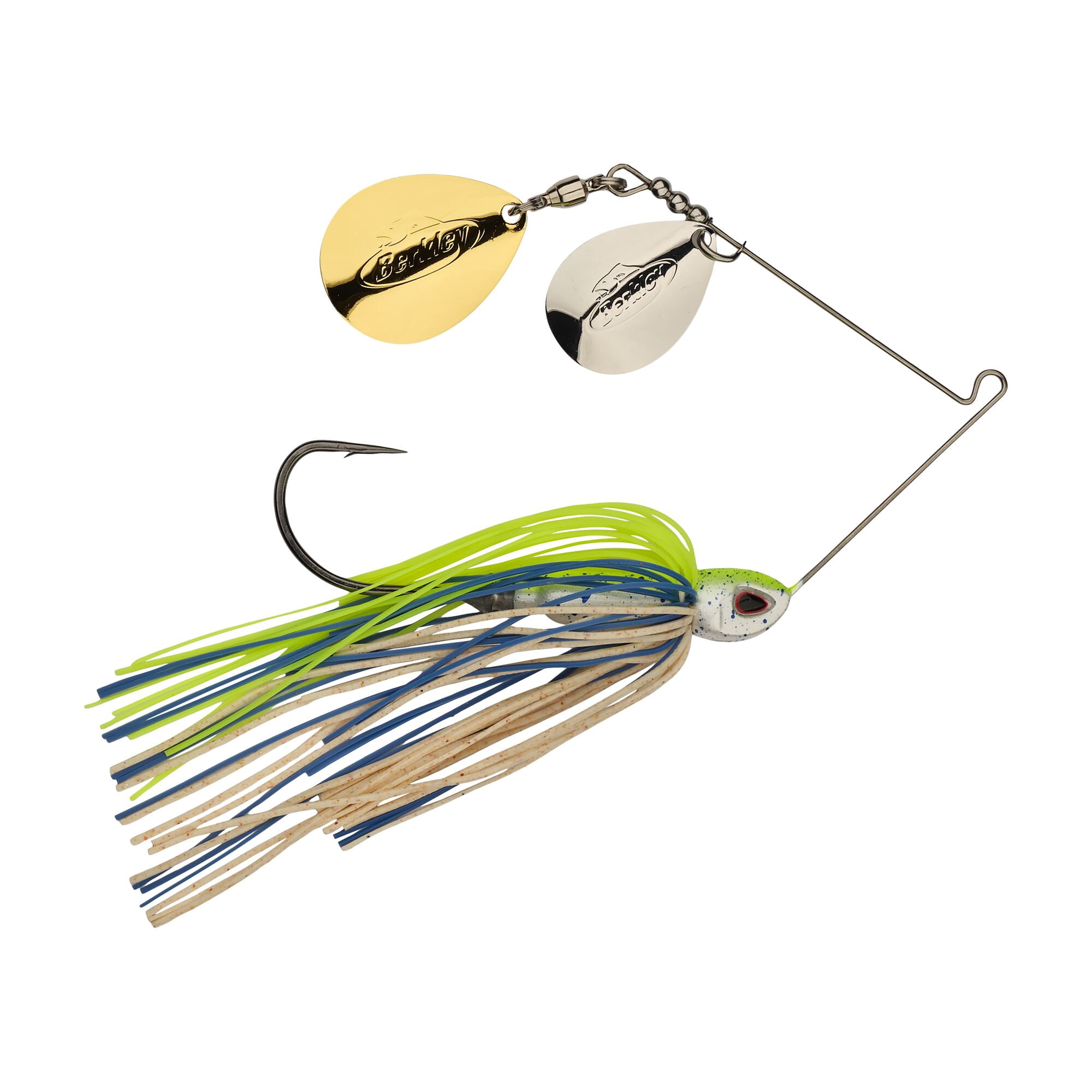 Berkley Power® Blade Compact, Spinnerbaits, Old School/Silver + Gold (1-count)