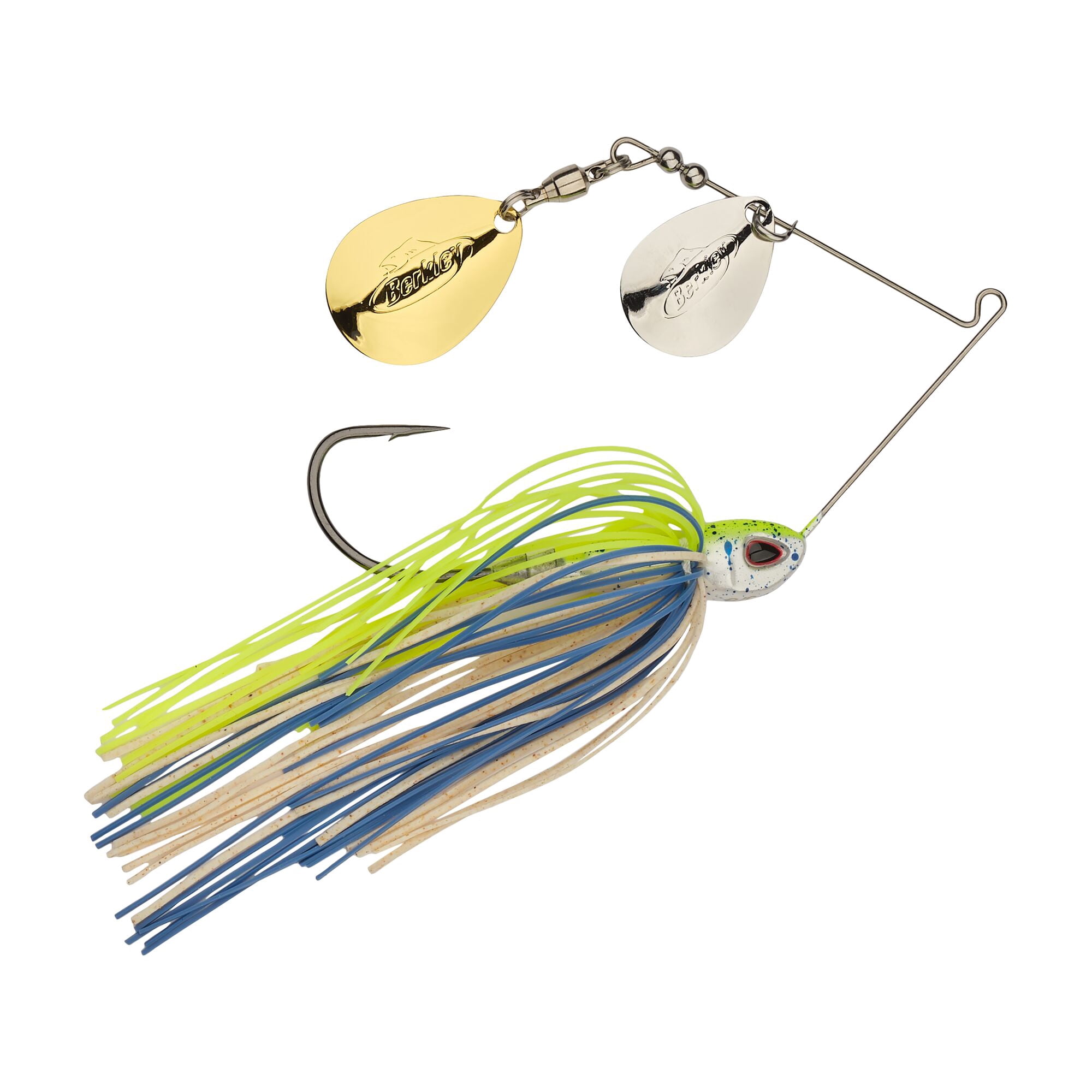 Berkley Power® Blade Compact, Spinnerbaits, Old School/Silver + Gold (1-count)