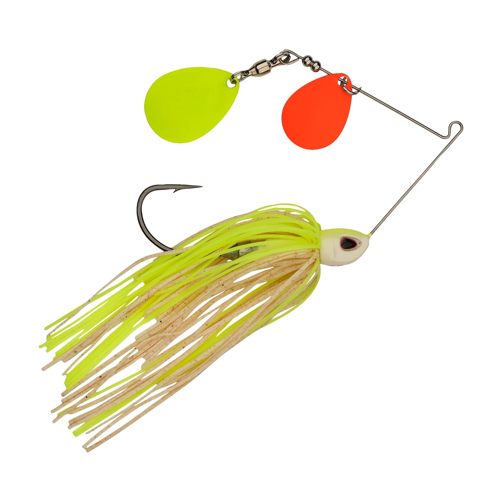 Berkley Power® Blade Compact, Spinnerbaits, White Chartreuse/Orange + Chartreuse (1-count)