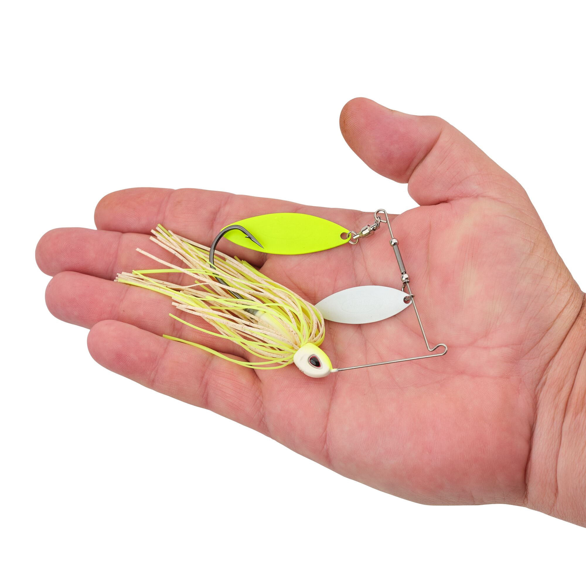 Berkley Power® Blade Compact, Spinnerbaits, White Chartreuse/White + Chartreuse (1-count)