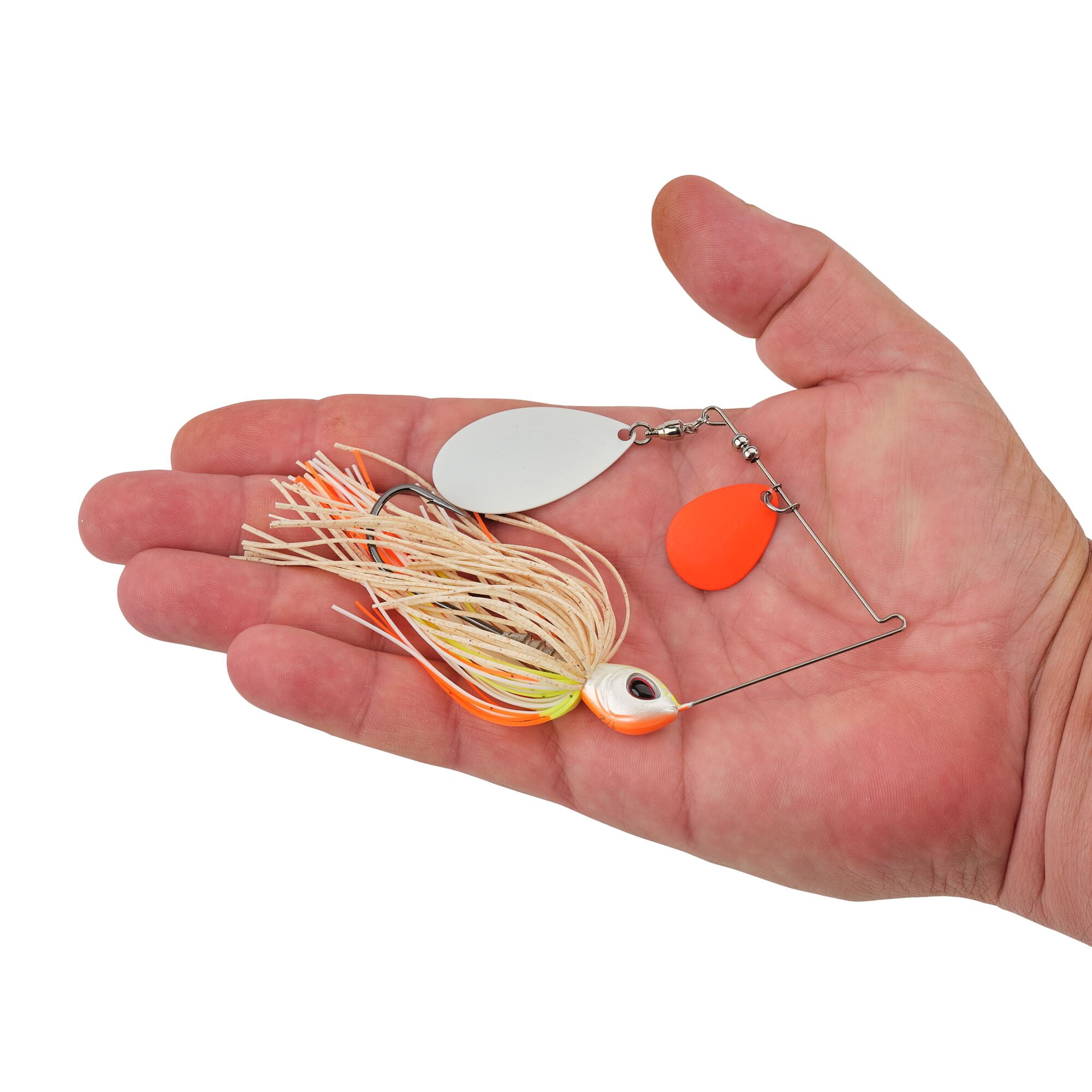 Berkley Power® Blade Standard, Spinnerbaits, Coleslaw/Orange + White (1 Count)