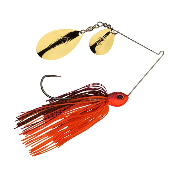 Berkley Power Blade Standard, Spinnerbaits, Fire Craw/Gold + Gold (1 Count)