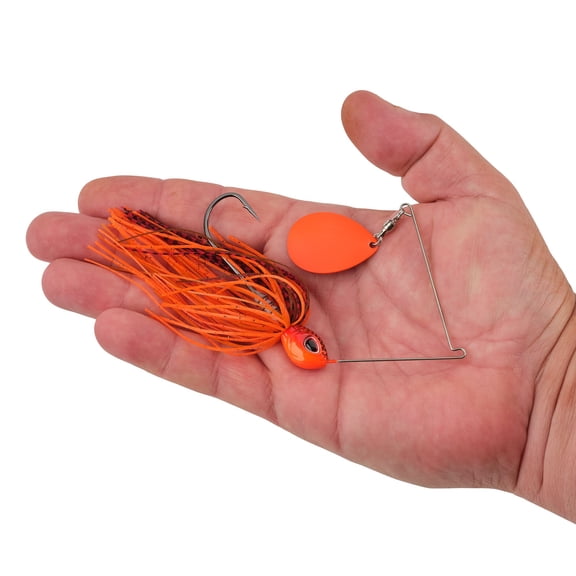 Berkley Power Blade Standard, Spinnerbaits, Fire Craw/Orange (1 Count)