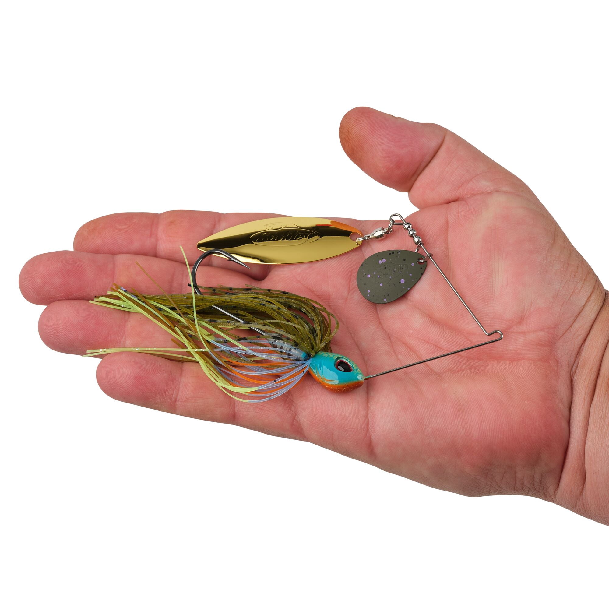 Berkley Power® Blade Standard, Spinnerbaits, Gill Spawn/Green Pumpkin + Gold (1 Count)