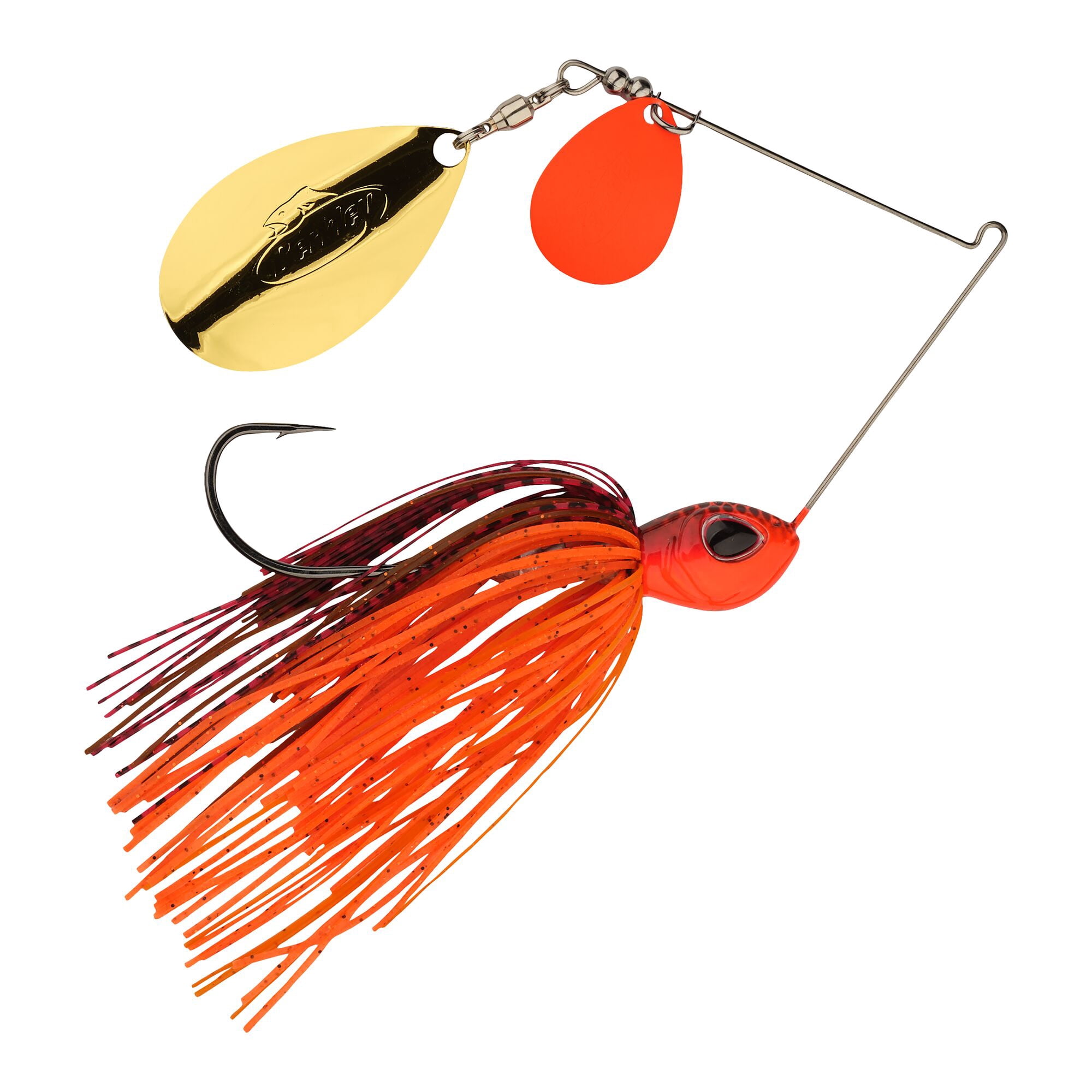 Berkley Power® Blade Standard, Spinnerbaits, Fire Craw/Orange + Gold (1 Count)