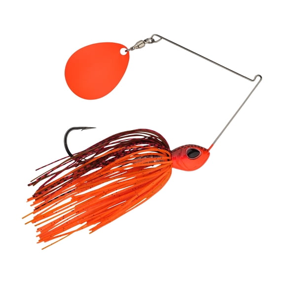 Berkley Power Blade Standard, Spinnerbaits, Fire Craw/Orange (1 Count)