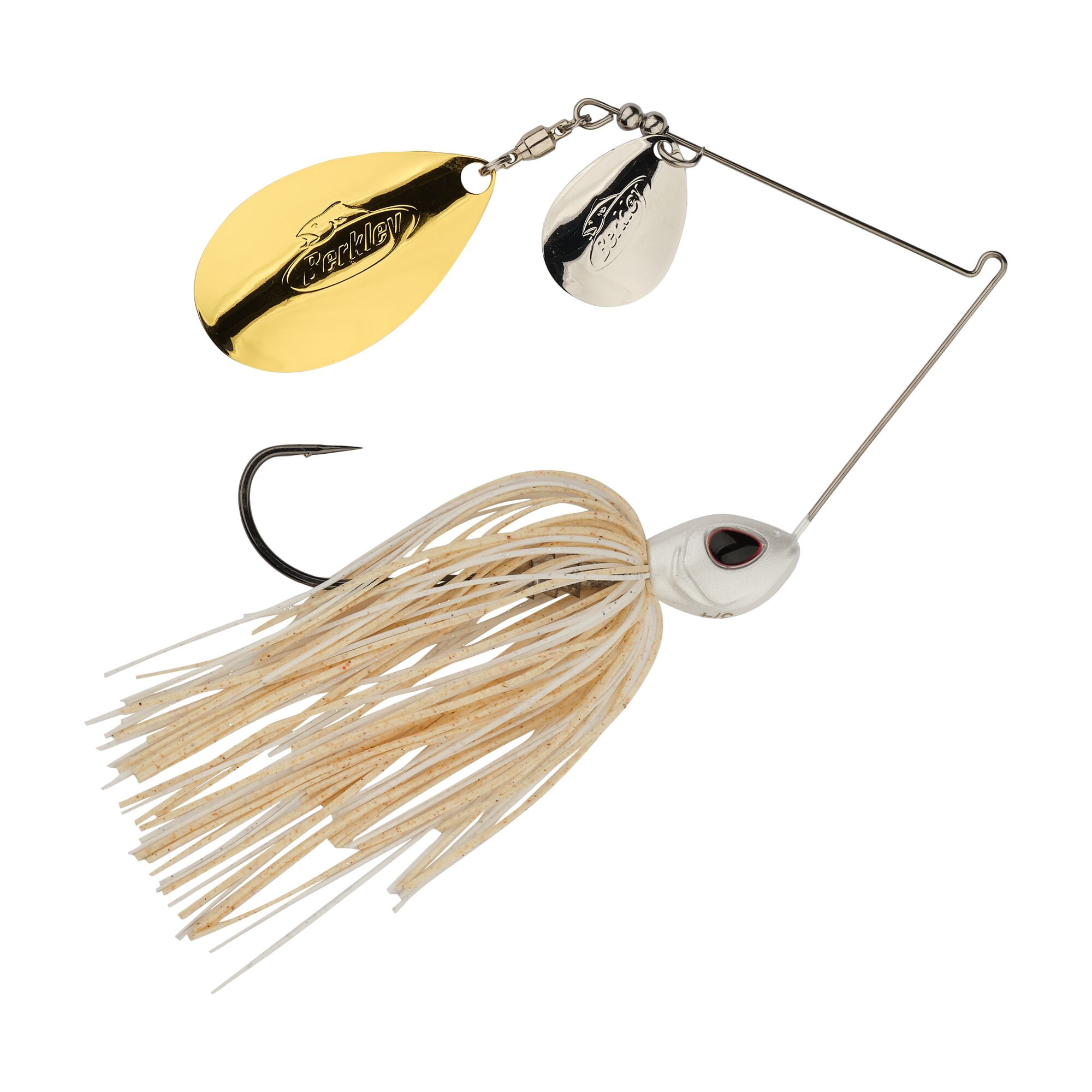 Berkley Power® Blade Standard, Spinnerbaits, White/Silver + Gold (1 Count)