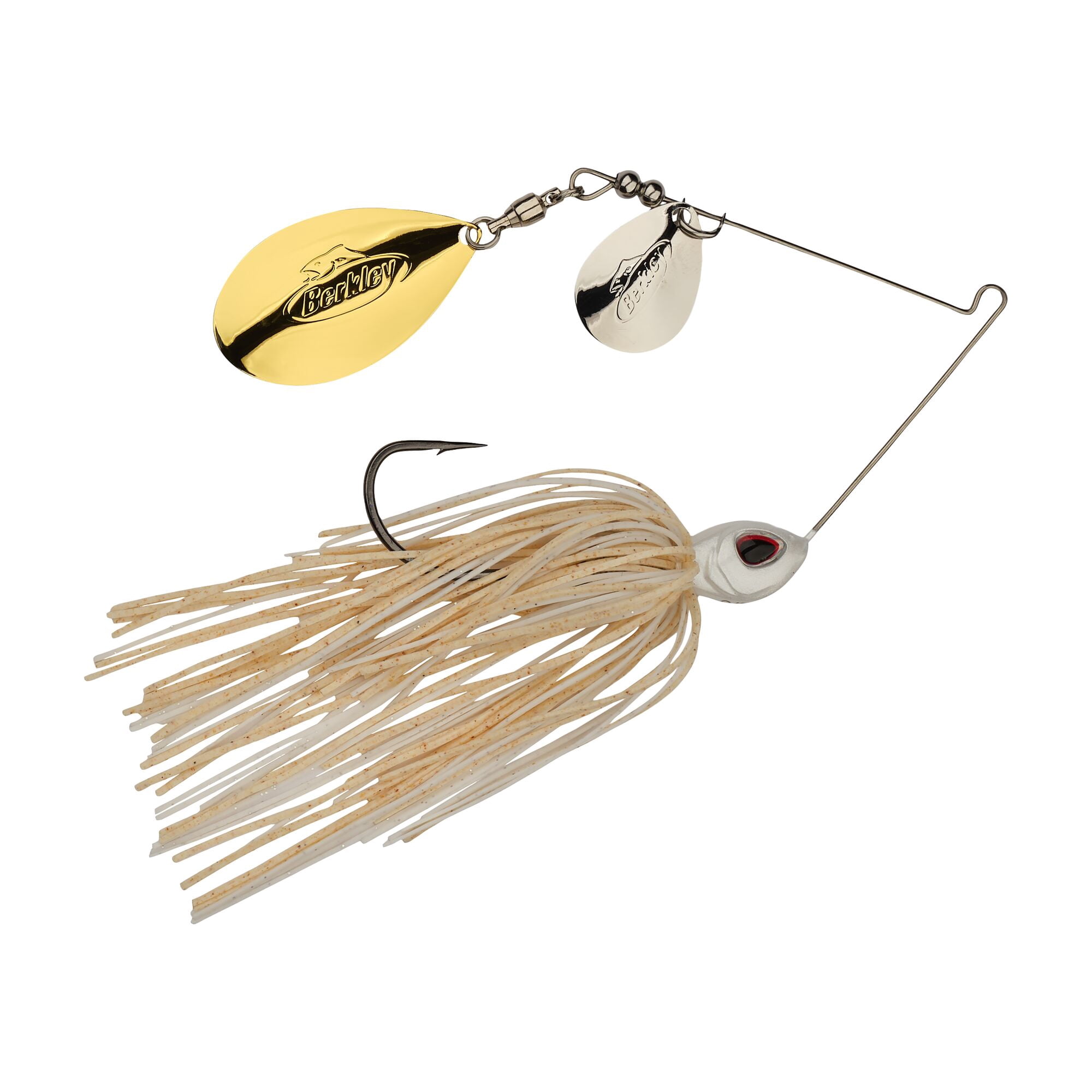 Berkley Power® Blade Standard, Spinnerbaits, White/Silver + Gold (1 Count)