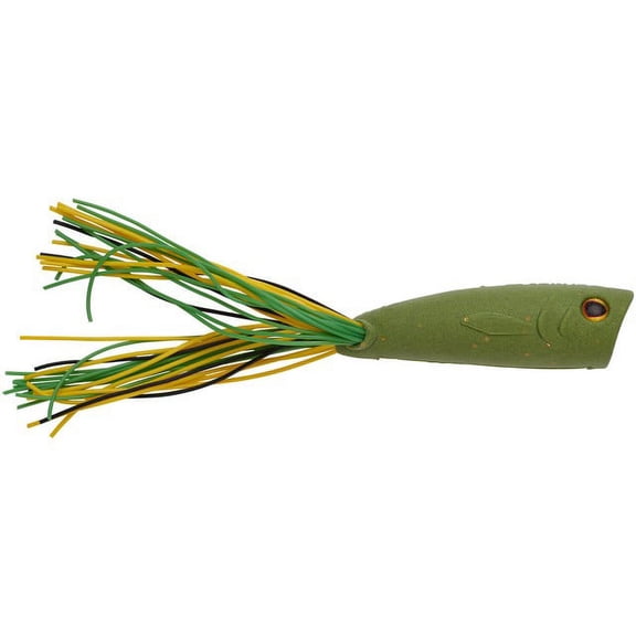 Berkley Power Pop Fishing Lure, Green Bull Frog, 1/4 oz