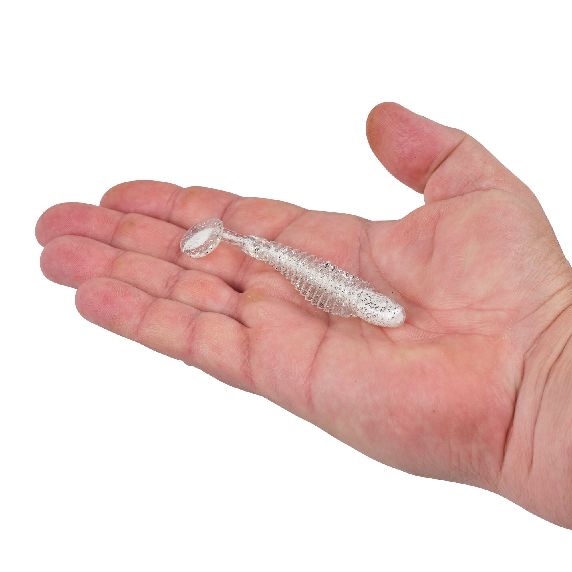 Berkley PowerBait® Bonefish, 3.25 in, Swimbaits, White Ice (8 Count)