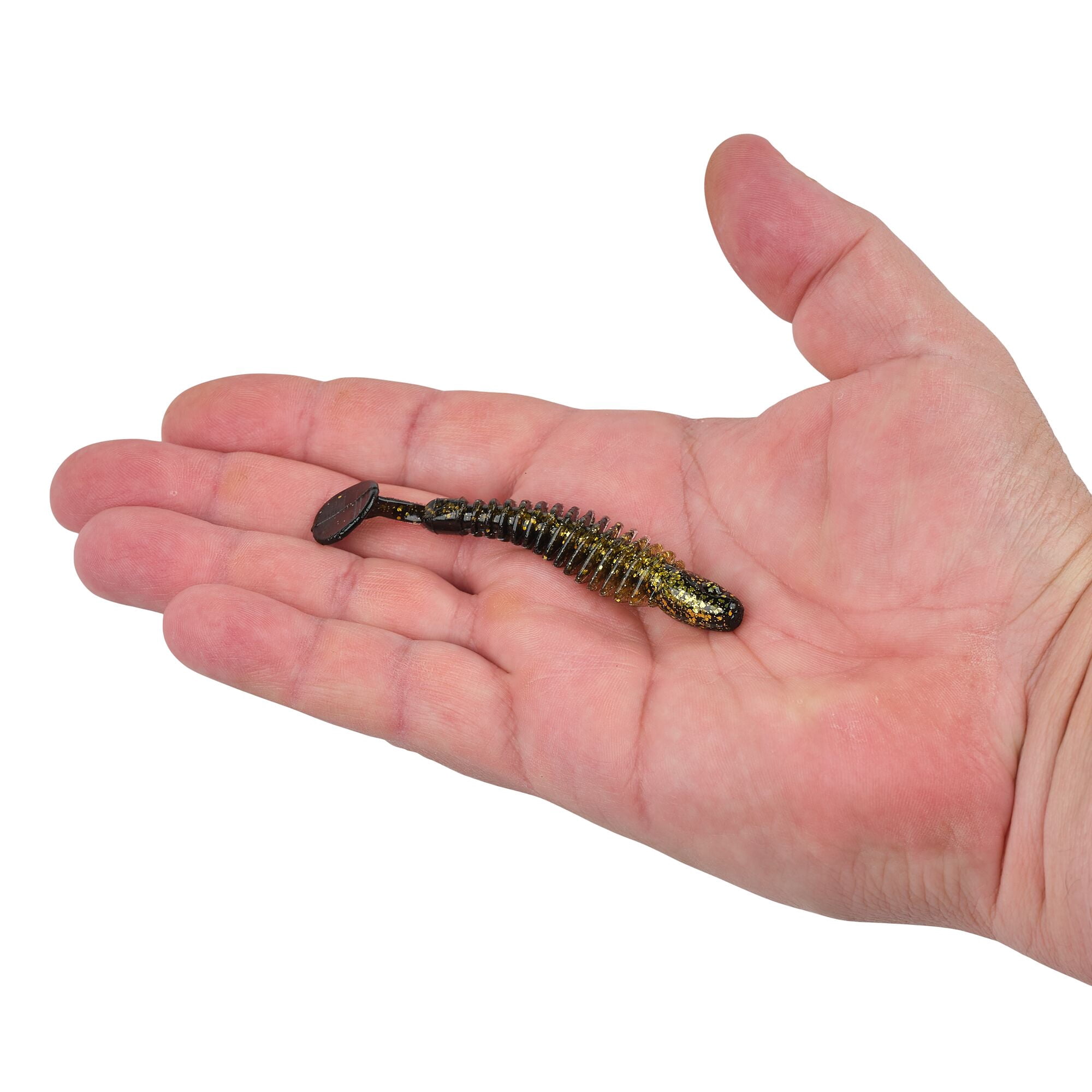 Berkley PowerBait® Bonefish, 2.5 in, Swimbaits, Midnight Shine (10 Count)