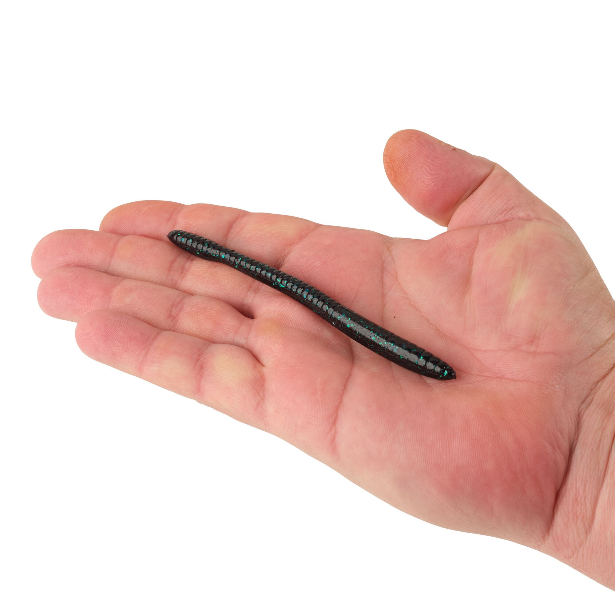 Berkley PowerBait® Bottom Hopper, 4.75 in, Worms, June Bug (15 Count)