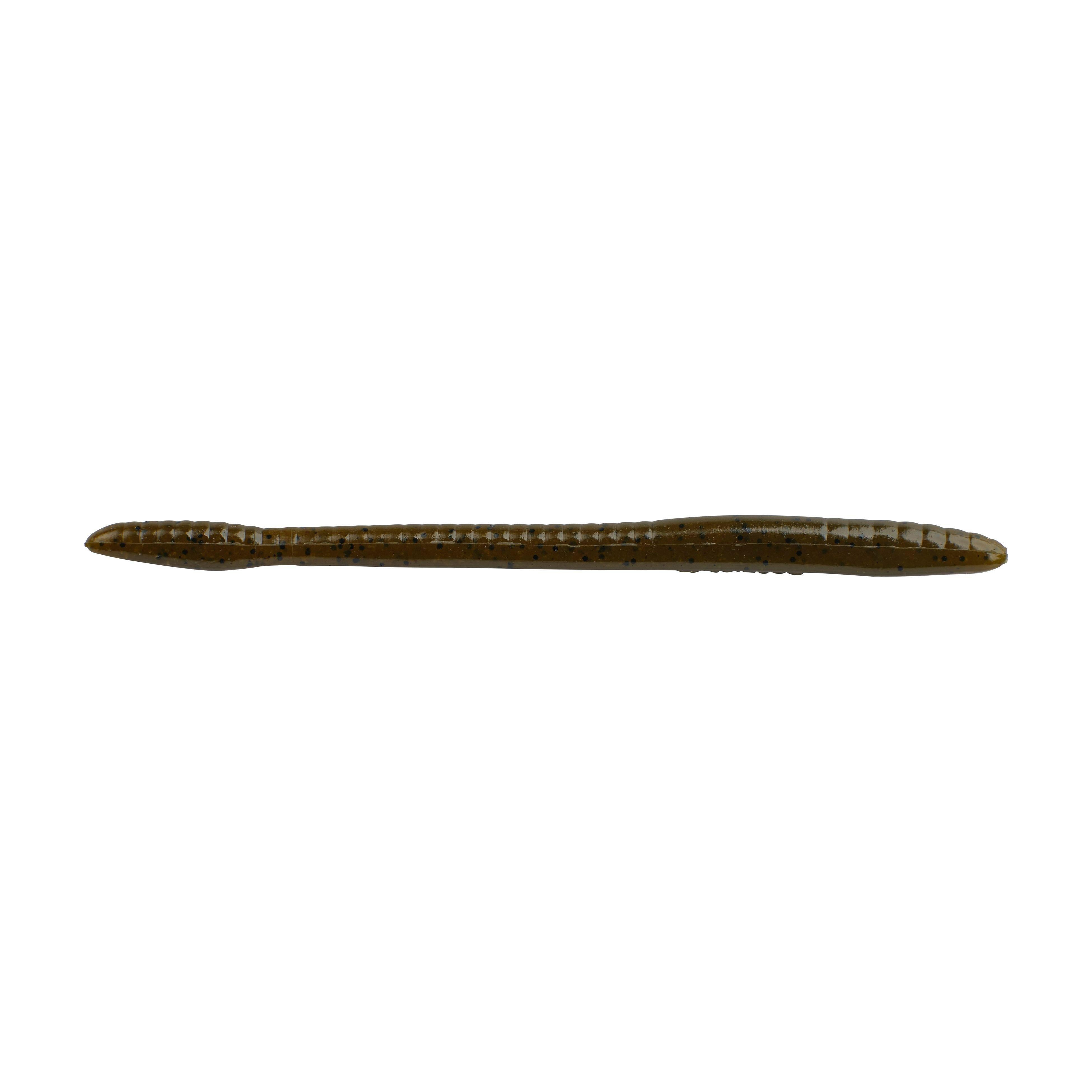 Berkley PowerBait® Bottom Hopper Fishing Bait, Green Pumpkin, 6 1/4in