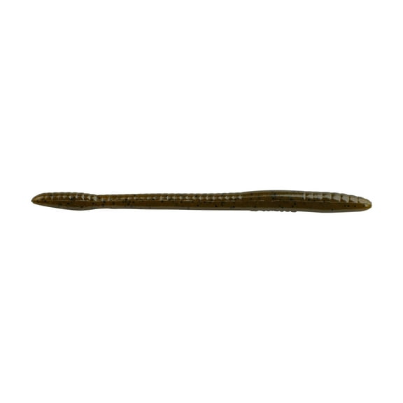 Berkley PowerBait® Bottom Hopper Fishing Bait, Green Pumpkin, 6 1/4in