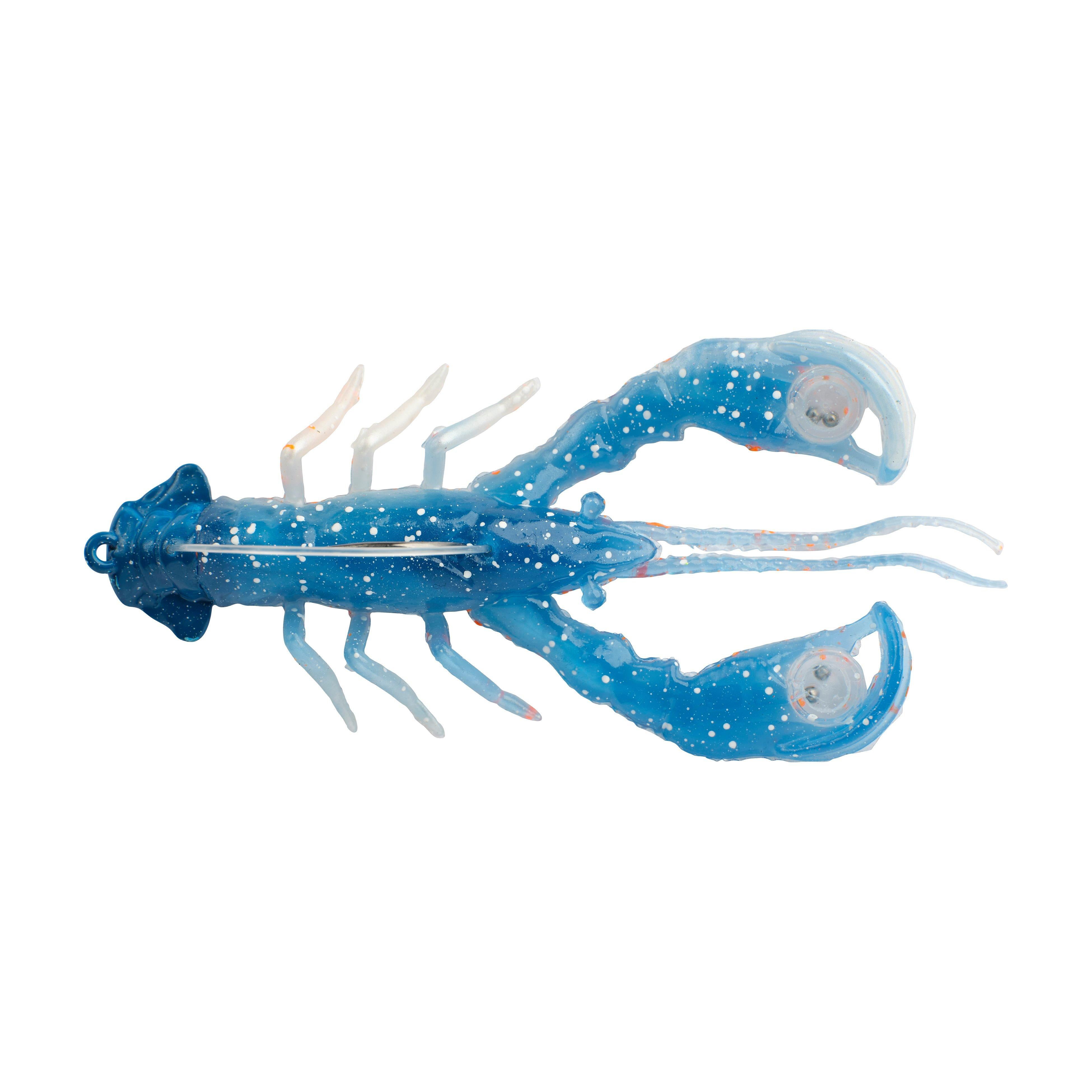 Berkley PowerBait® Clatter Craw, 3.5 in, Blue Malt