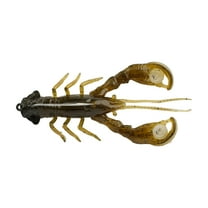 Berkley PowerBait® Clatter Craw, 3.5 in, Green Pumpkin