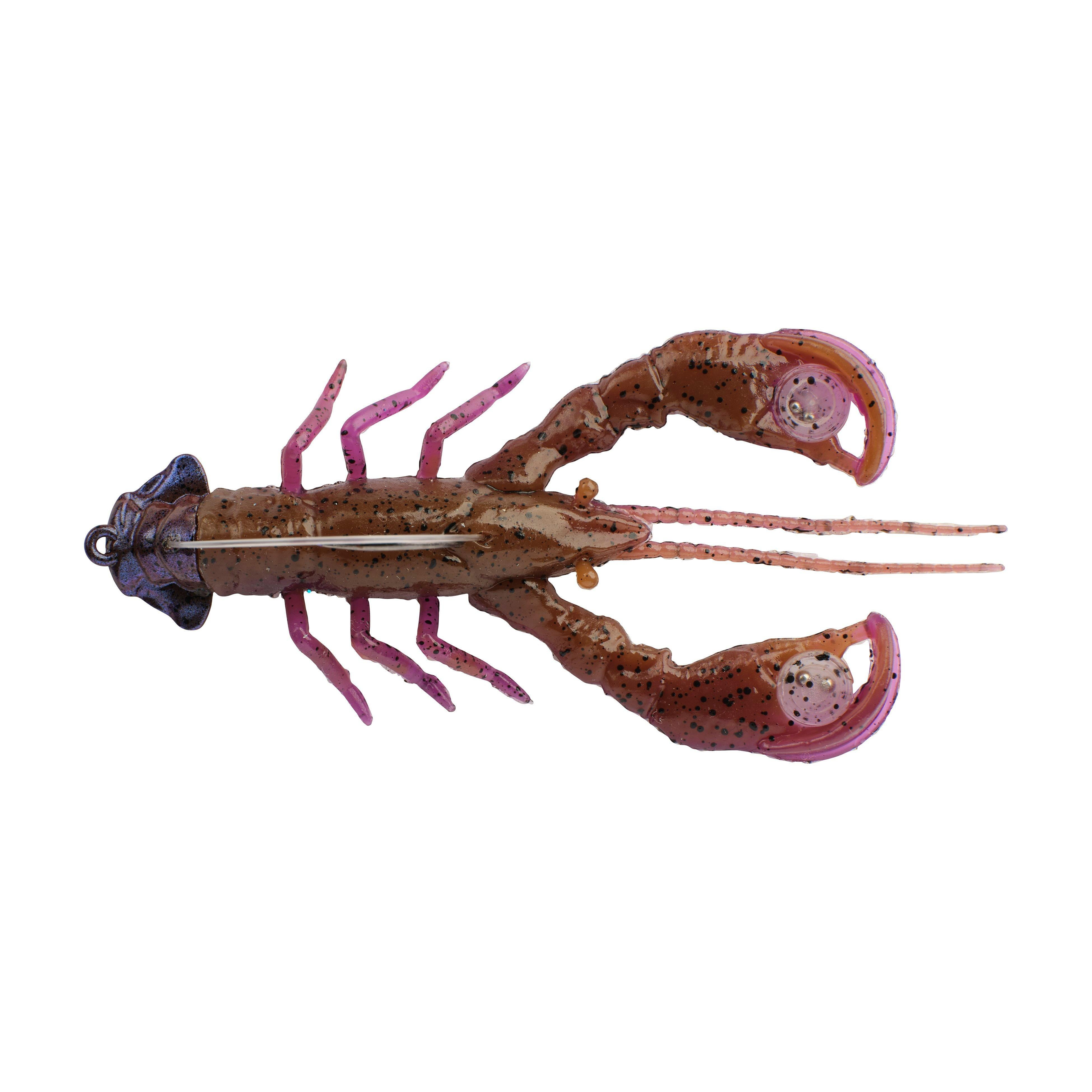 Berkley PowerBait® Clatter Craw, 3.5 in, Peanut Butter and Jelly