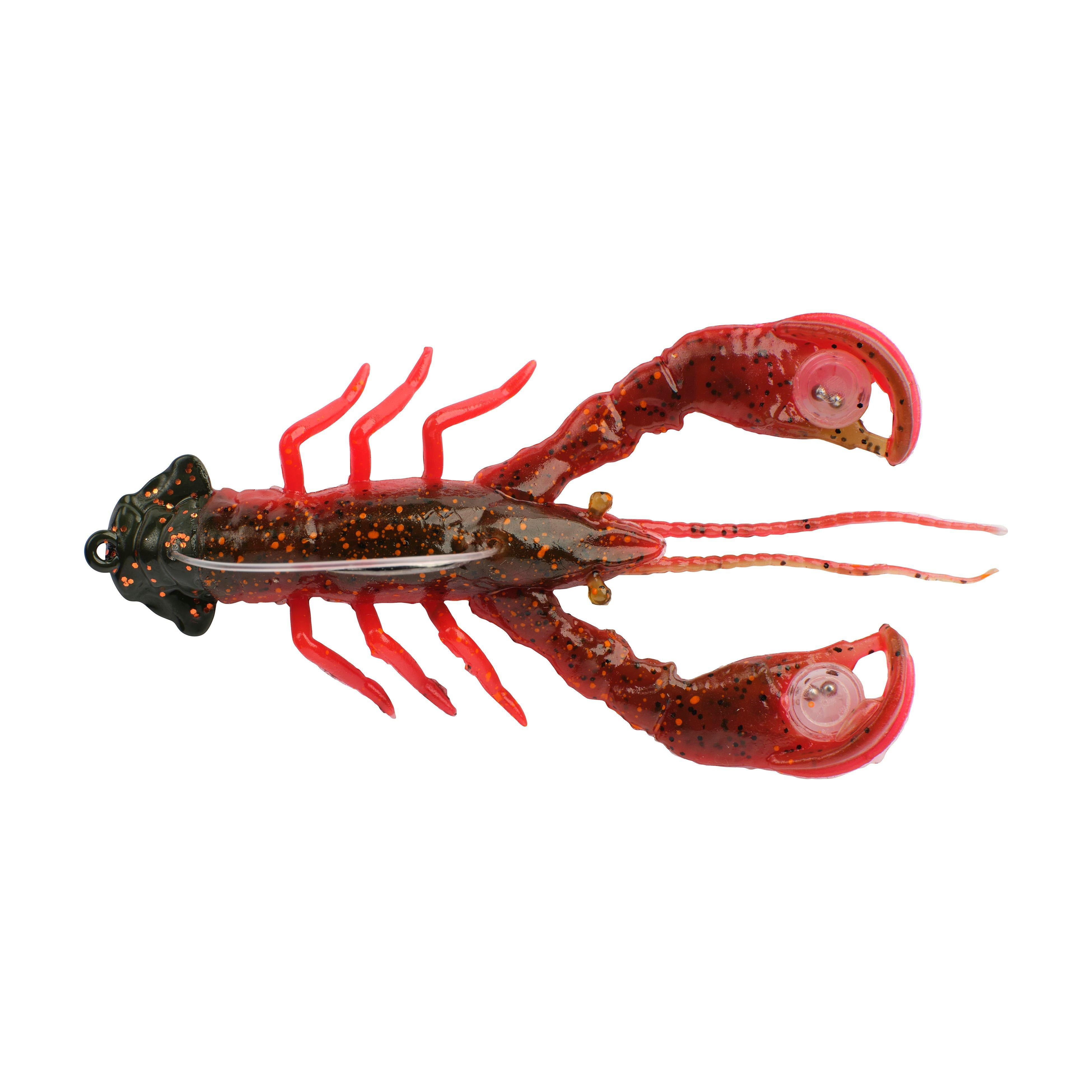 Berkley PowerBait® Clatter Craw, 3.5 in, Watermelon Red