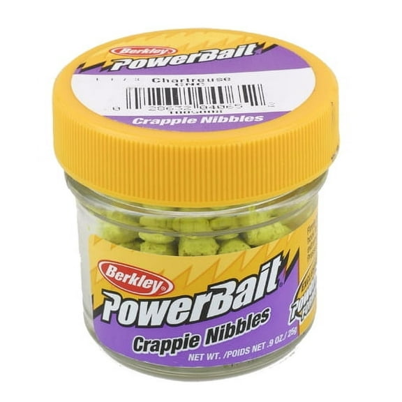 Berkley PowerBait Crappie Nibbles, Chartreuse