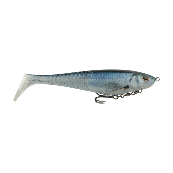 Berkley PowerBait® CullShad Fishing Bait, HD Blue Shad, 6 in, Soft Swimbait, Equipped with Fusion19™ Hook, Smart Weighting System