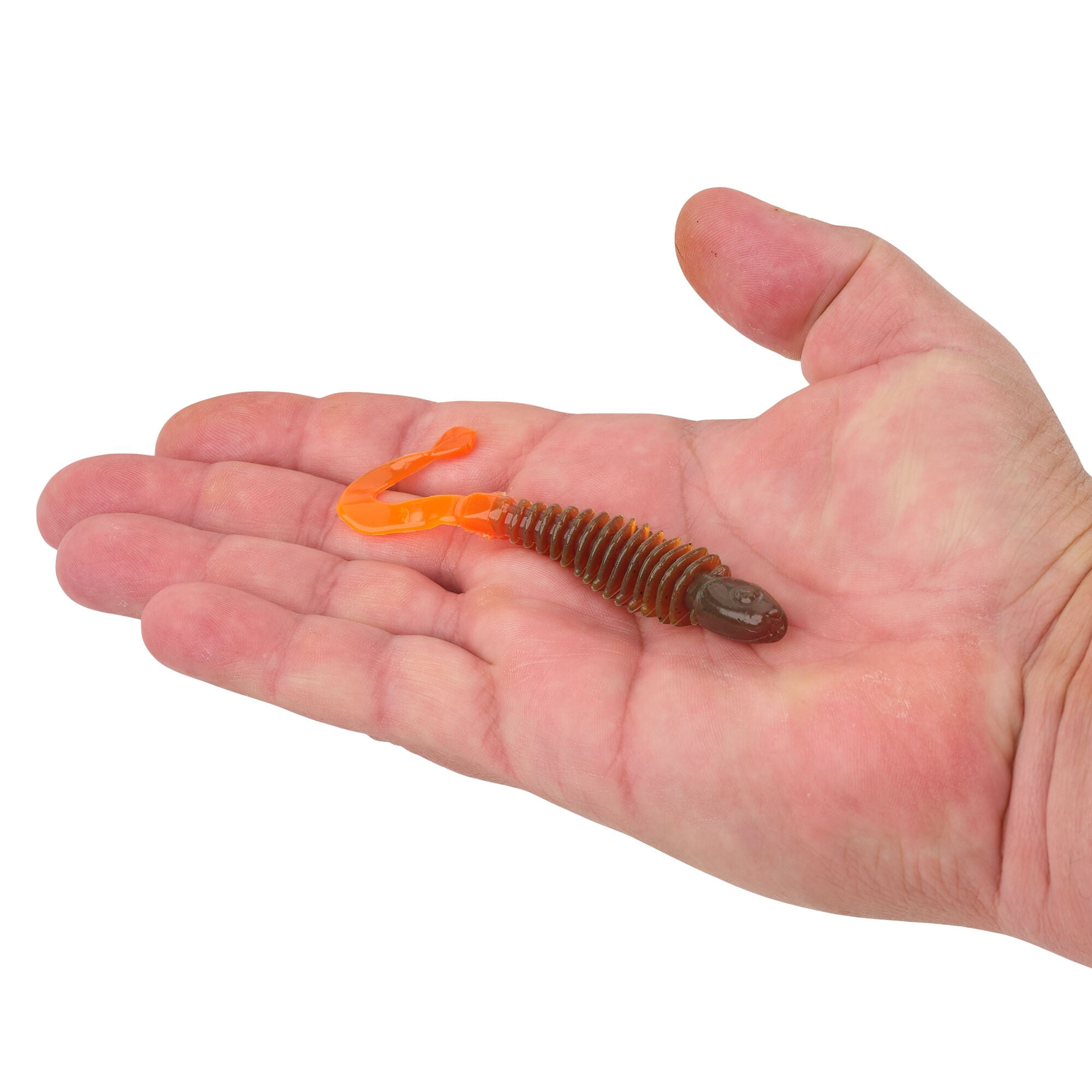 Berkley PowerBait® Curly Bones, 4 in, Swimbaits, Blown Motor (8-count)