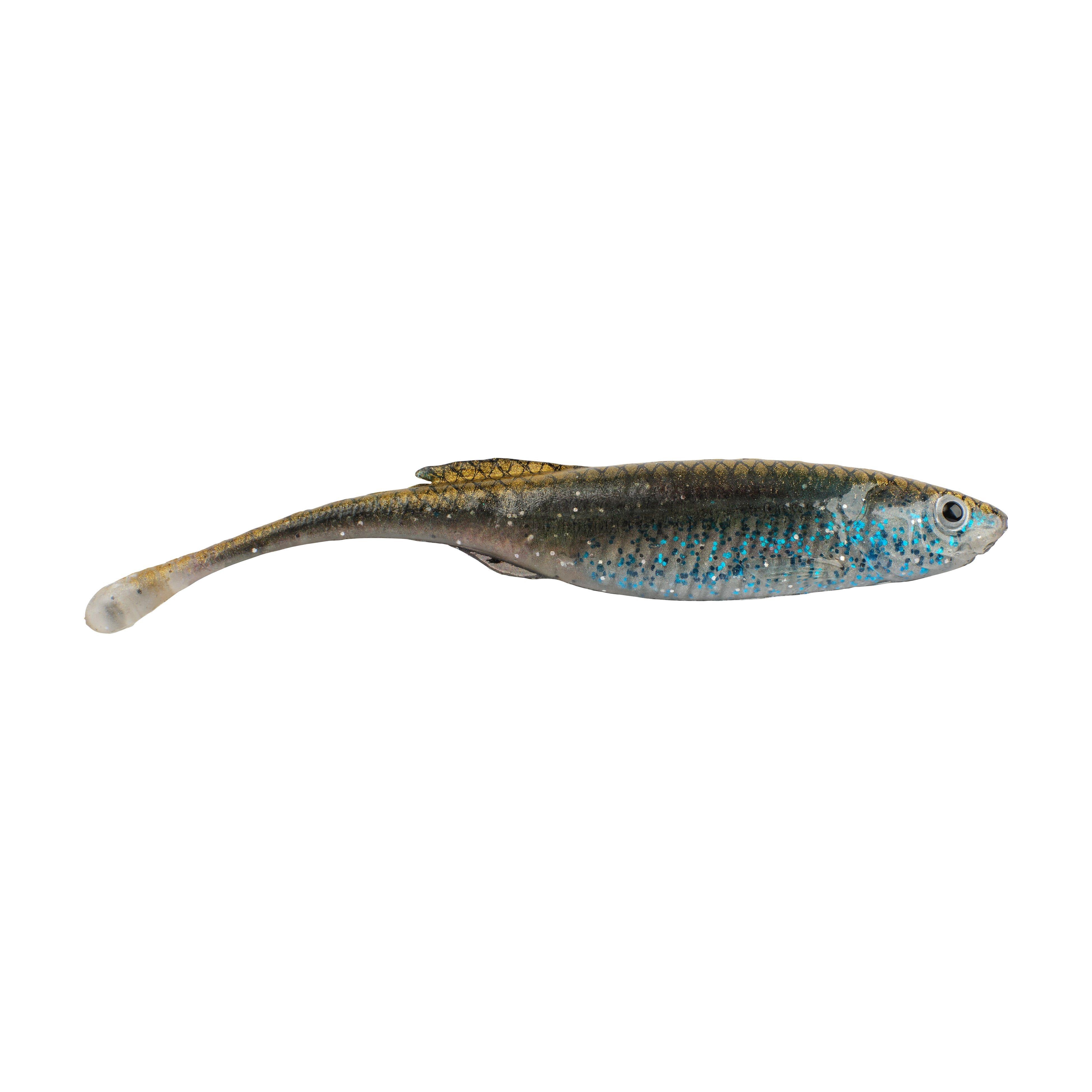Berkley PowerBait® Drip Minnow, 4 in, HD Emerald Shiner (5-Count)