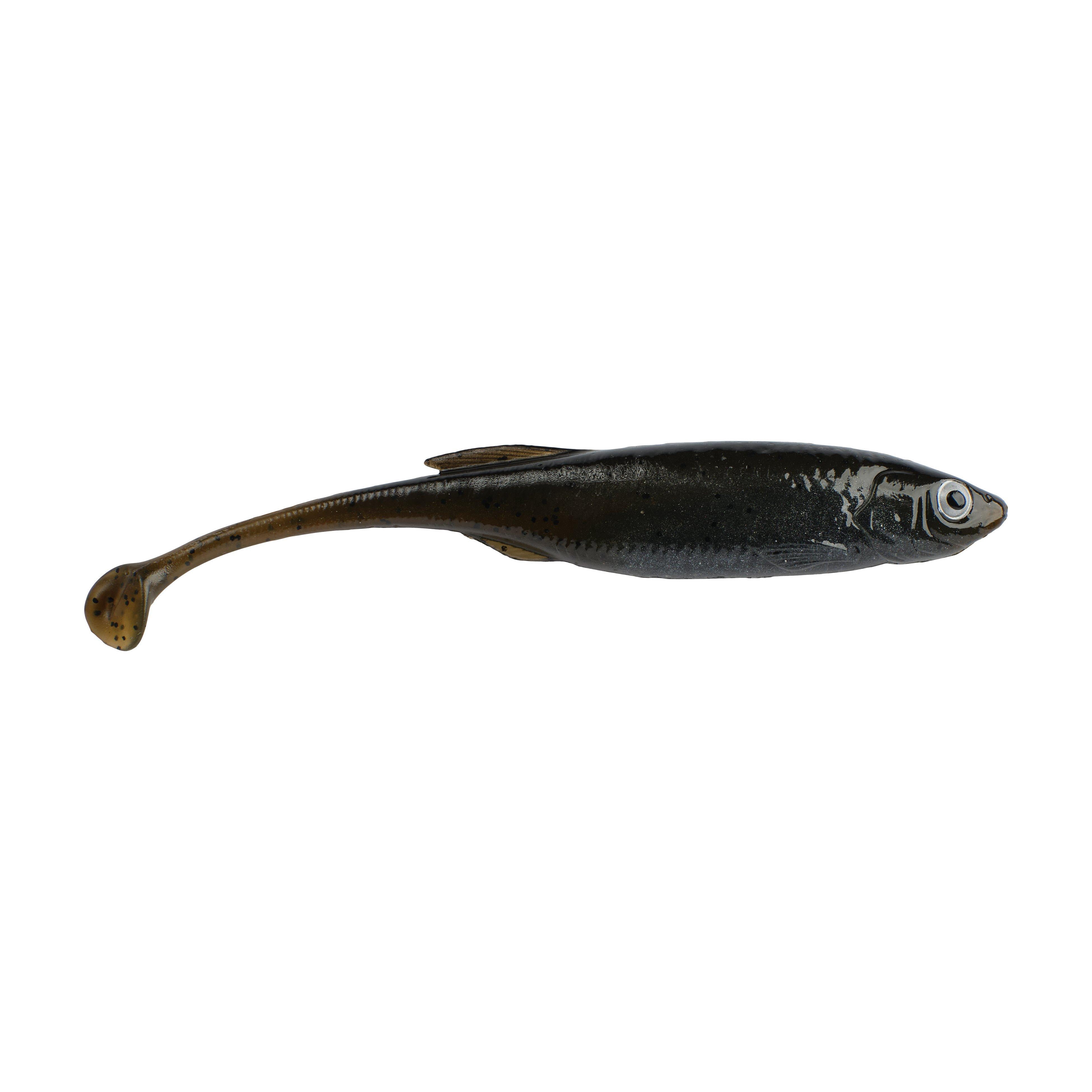 Berkley PowerBait Drip Swimmer 4in Green Pumpkin Shad