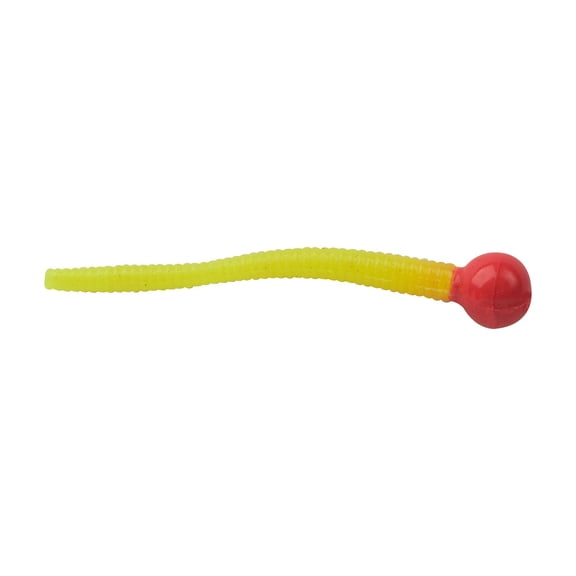 Berkley PowerBait Floating Mice Tails, 2 in, Worms, Fluorescent Red/Chartreuse (15 Count)