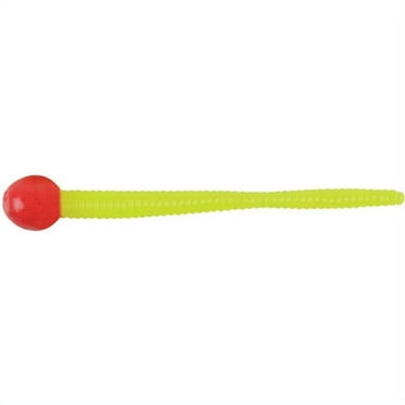 Berkley PowerBait Floating Mice Tails Fishing Bait, Fluorescent Red/Chartreuse, 3in | 8cm