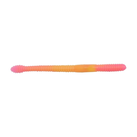 Berkley PowerBait Floating Steelhead Worm Fishing Bait, Pink Lemonade, 4in