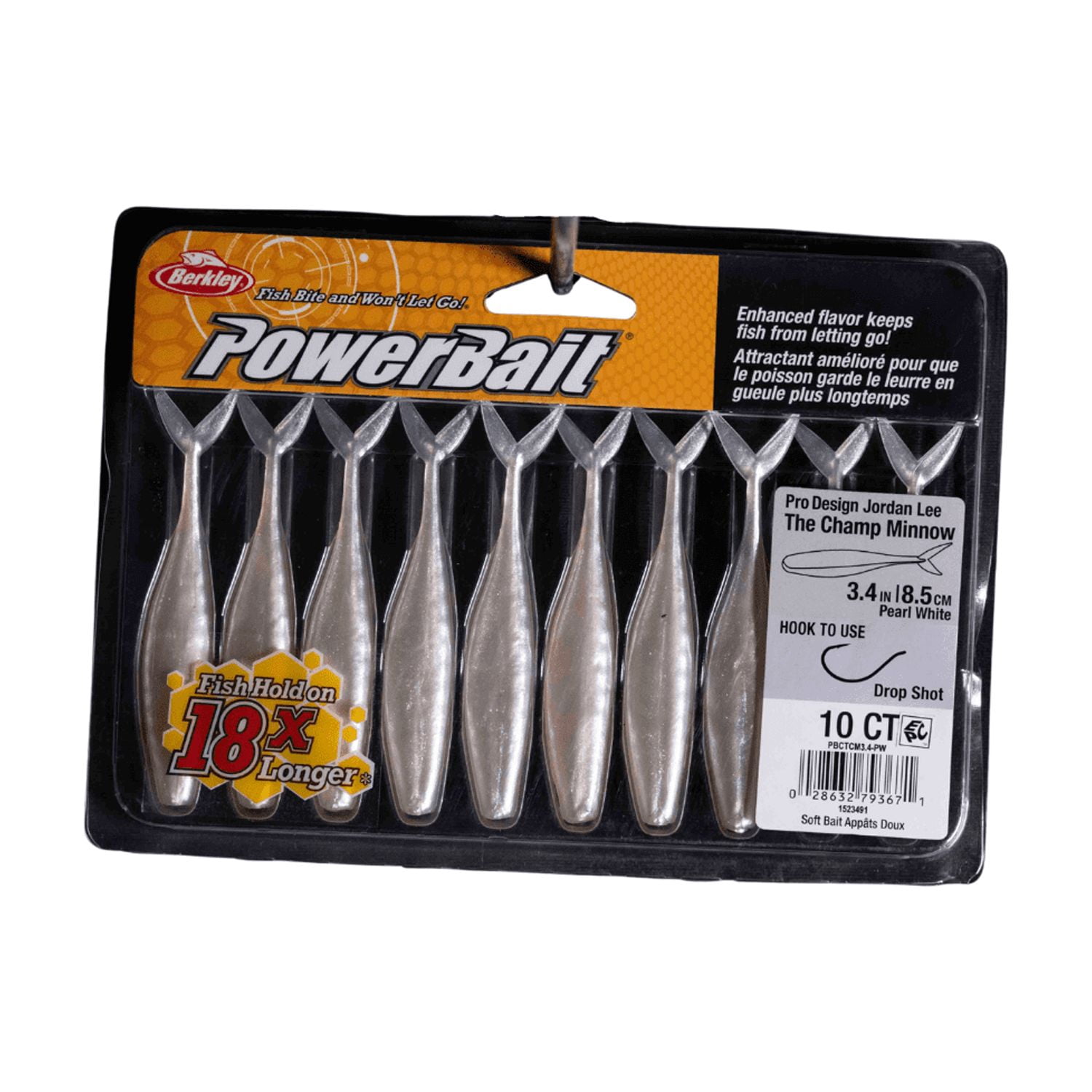 Berkley PowerBait Floating Trout Worm, Bubblegum, Soft Bait