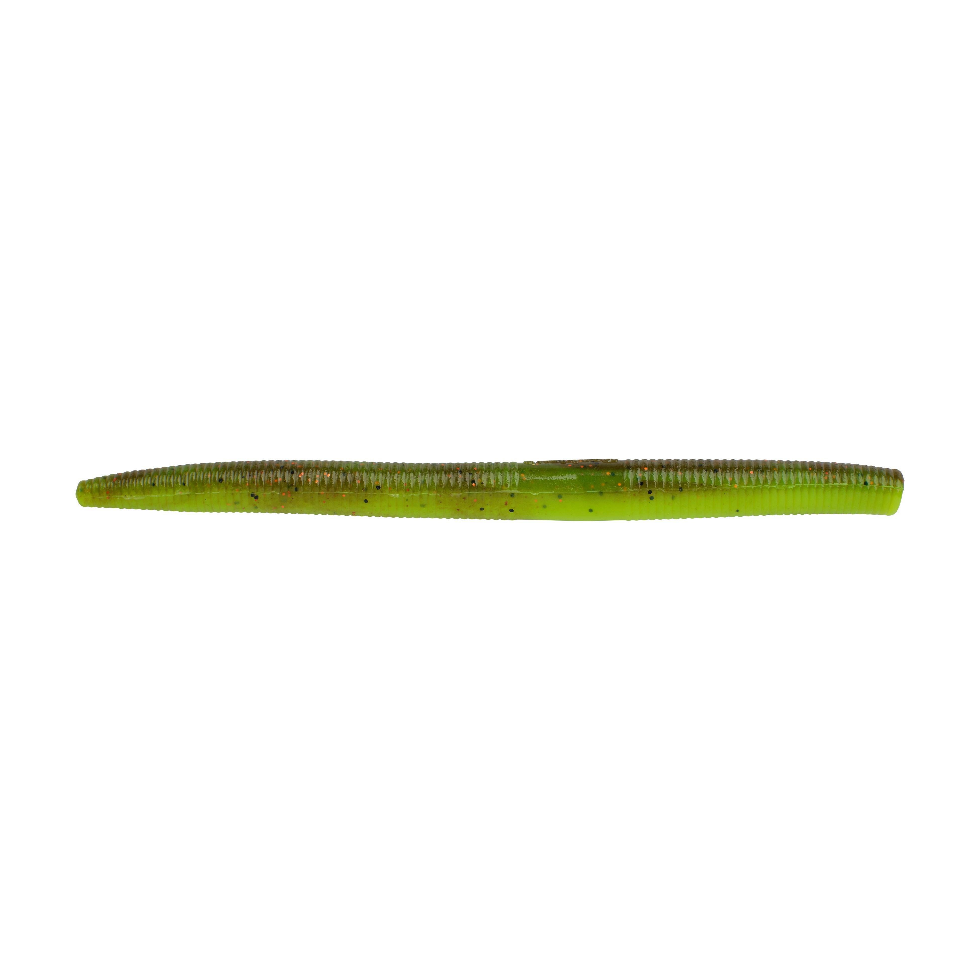 Berkley PowerBait® The General Fishing Bait, Coppertreuse, 5 1/4in | 13cm, Soft Stick Bait with Irresistible Flavor, Eye-Popping Colors, Classic Stick Bait Action, Deadly Bass Bait